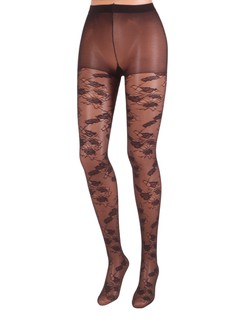 Bonnie Doon Floral Lace Tights