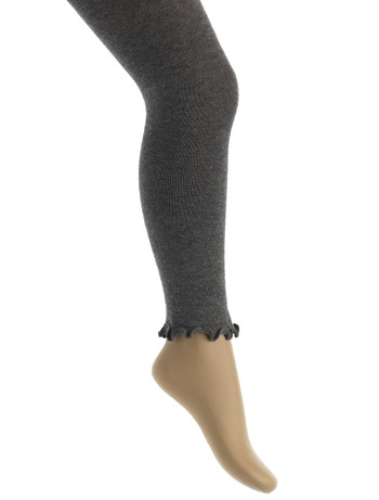 Bonnie Doon Jumeaux Footless Tights for Children medium grey heather