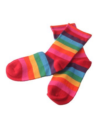 Bonnie Doon Rainbow Children's Socks strawberry