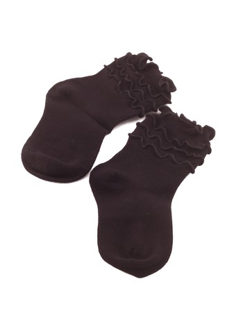 Bonnie Doon Frou Frou Children's Socks black