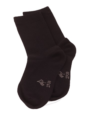 Bonnie Doon Children's Cotton Socks black