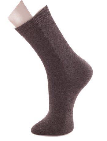 Bonnie Doon Children's Cotton Socks oxford heather