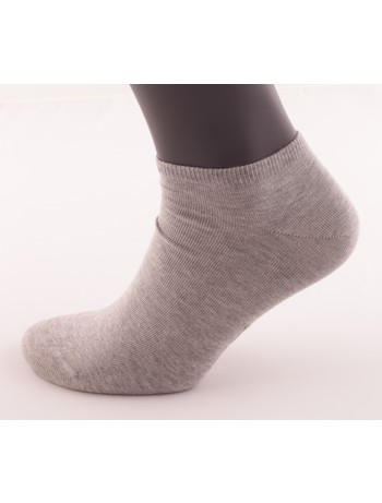 Bonnie Doon Cotton Short Socks light grey heather