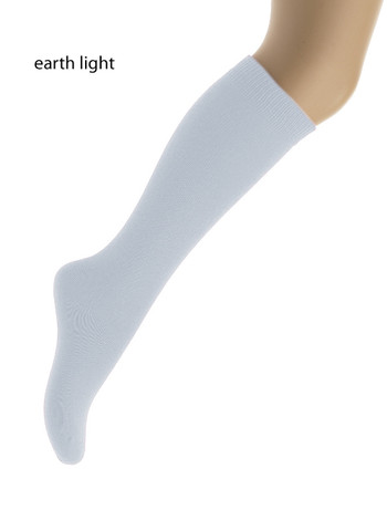 Bonnie Doon Children's Cotton Knee High Socks earth light