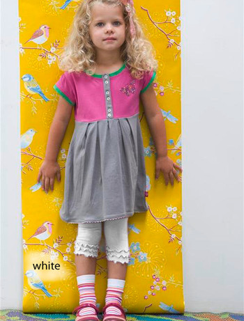 Bonnie Doon Frou Frou Capri Leggings for Children white