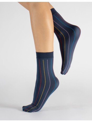 Cette Colored Striped Socks Double Pack 