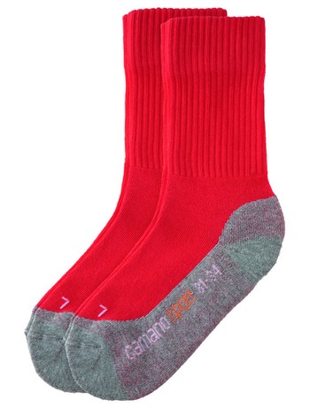 Camano Children Sport Socks Double Pack red-grey