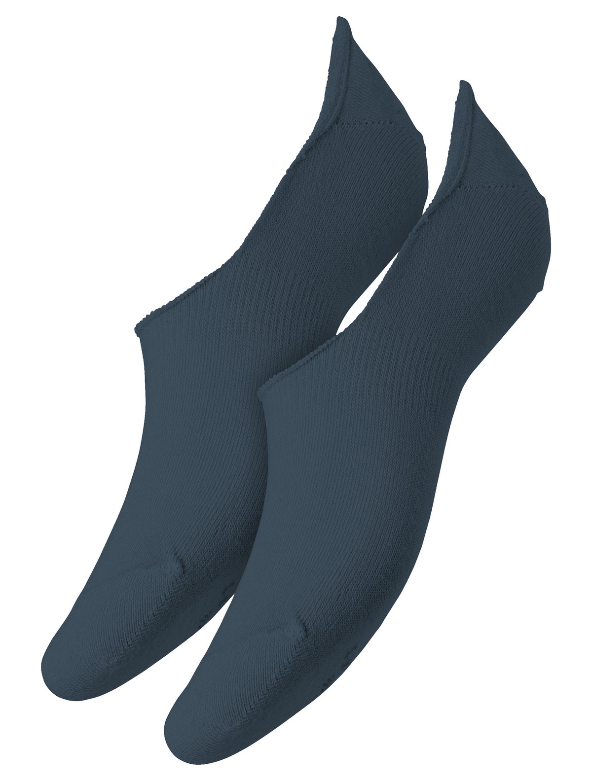 Camano Unisex Invisible Sneaker Socks Double Pack