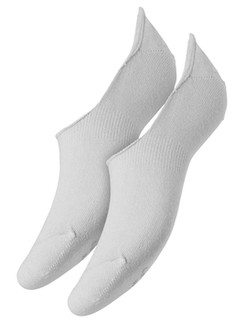 Camano Unisex Invisible Sneaker Socks Double Pack
