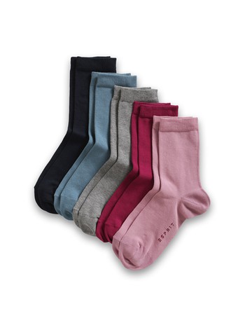 Esprit Kids Essential Socks 5 Pack mixed colors
