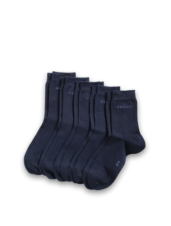 Esprit Women's Essential Socks 5 Pack navy