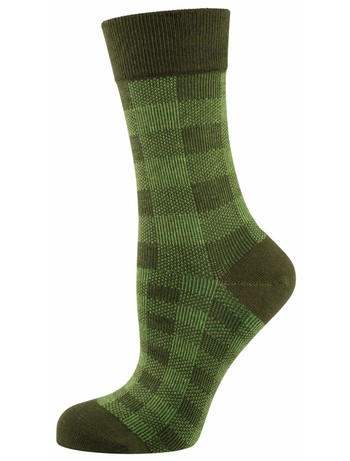 Elbeo Socke Alena cotton socks green