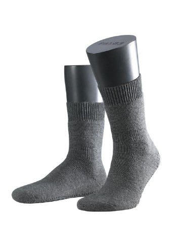 Falke Non-Slip House Socks for Men asphalte melange