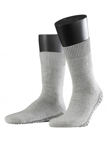 Falke Non-Slip House Socks for Men light grey mel.