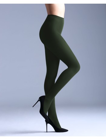 Giulia Samba 40 colored tights deep green