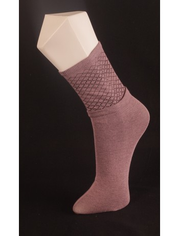 Giulia Lilac-Colored Cotton Socks lilac