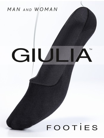 Giulia Footies 120 Unisex Shoe Liners nero