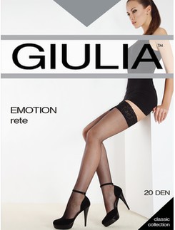 Giulia Emotion Rete Lace Top Fishnet Hold-Ups