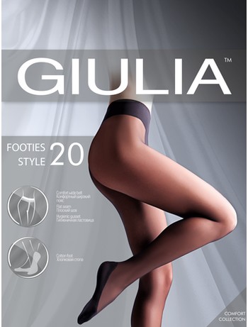 Giulia Footies Style 20 tights 