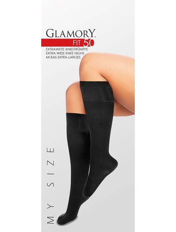 Glamory Fit 50 Microfiber Knee High Socks 