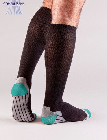 Compressana Sport Compression Knee High Socks black