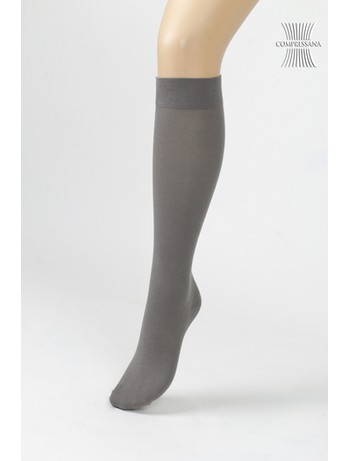 Compressana Cotton Medium Support Knee High Socks graphit