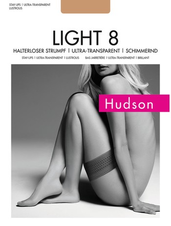 Hudson Light 8 Sheer Hold-Ups 