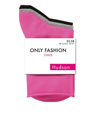 Hudson Only Fashion 3 Pack Socks 
