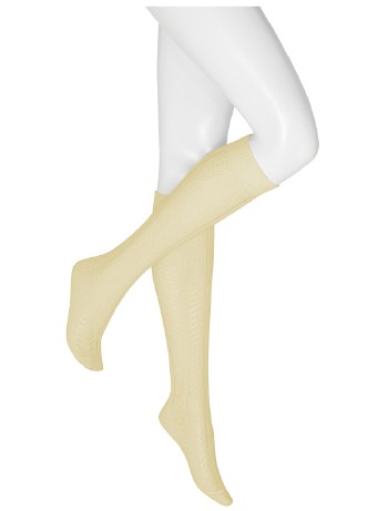 Kunert Edelweiss Style Ladies Knee High Socks ivory