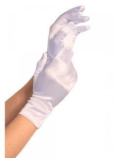 Leg Avenue Satin Wrist Length Gloves